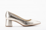 Escarpins talon carré en cuir - Lince