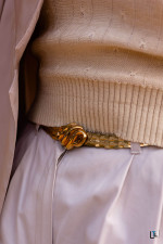 Ceinture dorée Vintage - Madame Bergamotte