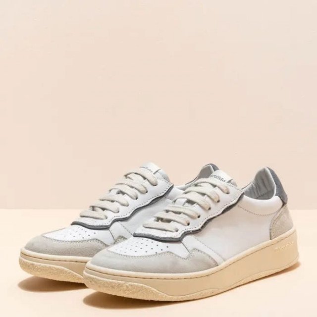 Sneakers en cuir suédé - Blanc - El naturalista