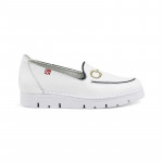 Mocassins en cuir confortables - Blanc - Jose Saenz