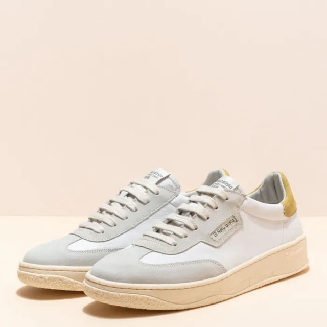 Sneakers cuir et daim - Gris - El naturalista