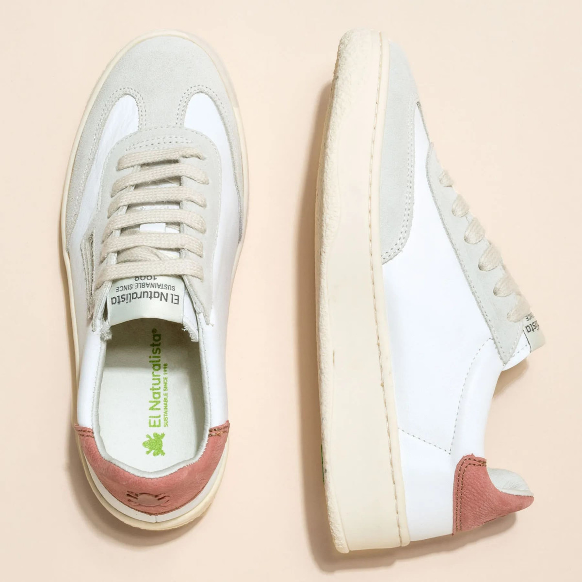 Sneakers cuir et daim - El naturalista
