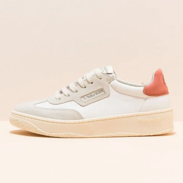 Sneakers cuir et daim - Rose - El naturalista