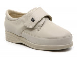 Chaussures pieds larges en cuir à velcro - Mabel Shoes