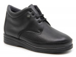 Bottines pieds larges à lacets ultra légères en cuir - Mabel Shoes