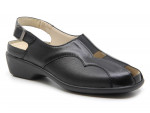 Sandales confort en cuir à élastiques - Mabel Shoes
