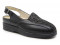 Sandales confortables types sabots en cuir - Noir - Mabel Shoes