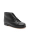 Bottines pieds larges à lacets ultra légères en cuir - Noir - Mabel Shoes