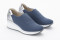 Baskets confortables en lycra élastique - Bleu - Lince