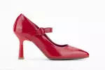 Escarpins en cuir verni avec languette - Lince