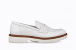 Mocassins en cuir - Blanc - Lince