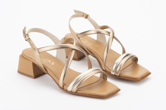 Sandale shop talon bottier