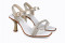 Sandales confortables à talon bobine brides - Argent - Lince