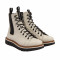 Bottines montantes chelsea en cuir - Beige - art