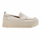 Mocassins plateforme en cuir - Beige - art