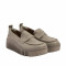 Mocassins plateforme en cuir - Beige - art