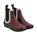 Bottines chelsea en cuir à semelles fantaisies - art