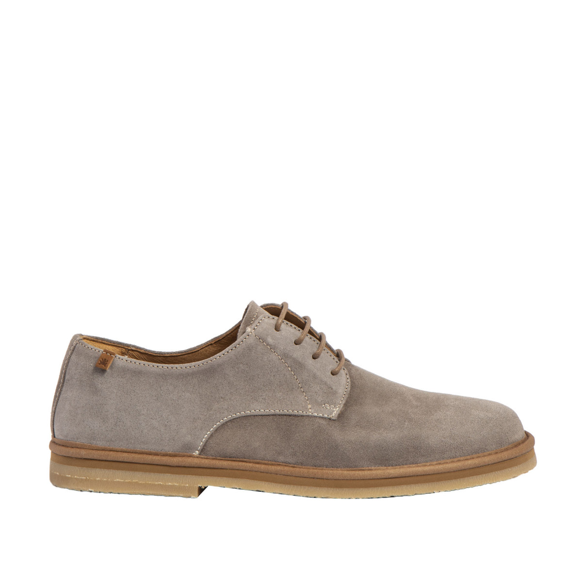 Derbies en daim élégantes - Beige - El naturalista