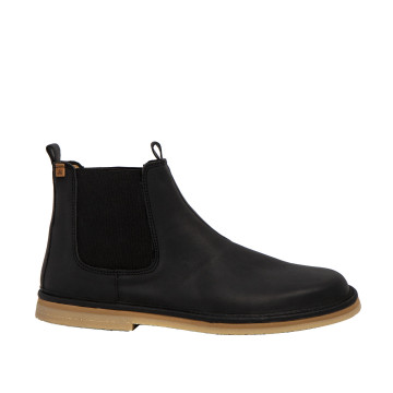 Bottines plates chelsea boots - Noir - El naturalista