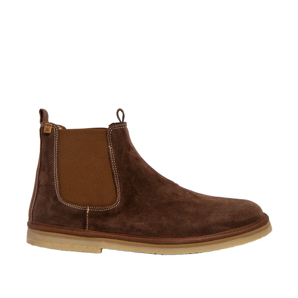 Bottines plates chelsea boots - Marron - El naturalista