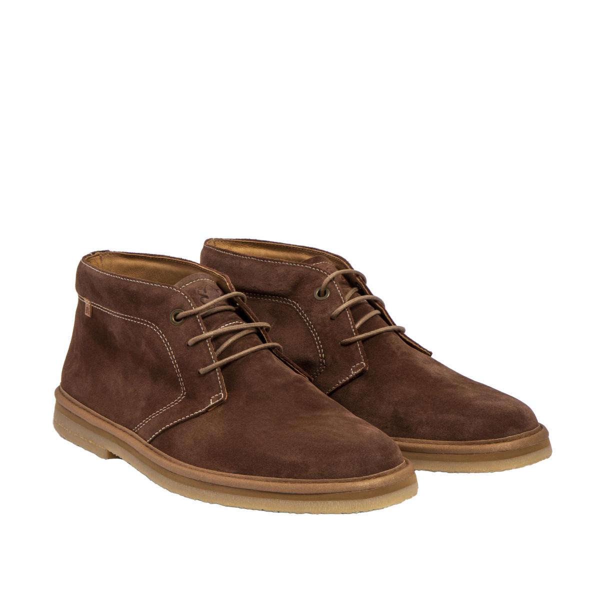 Derbies chics en daim - Marron - El naturalista