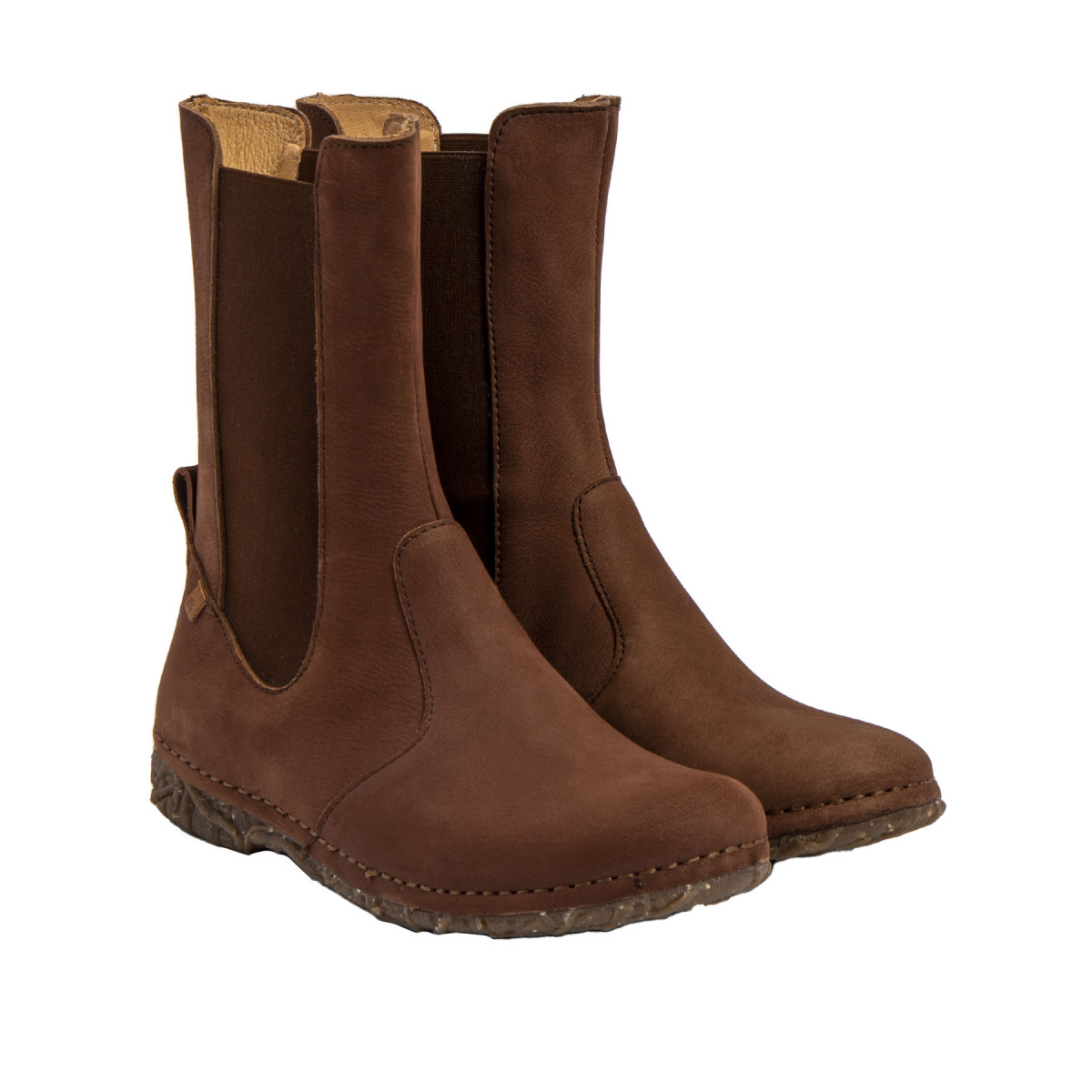 Bottines chelsea montantes - Marron - El naturalista