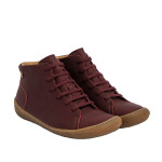Baskets montantes en cuir au grain naturel - El naturalista