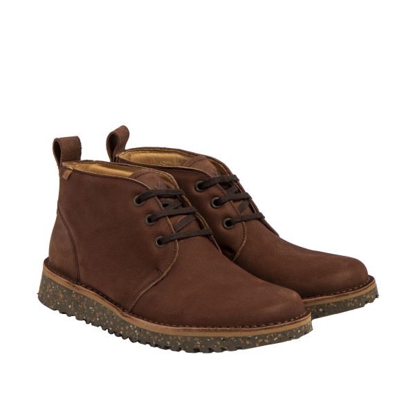 Low boots à lacets - Marron - El naturalista