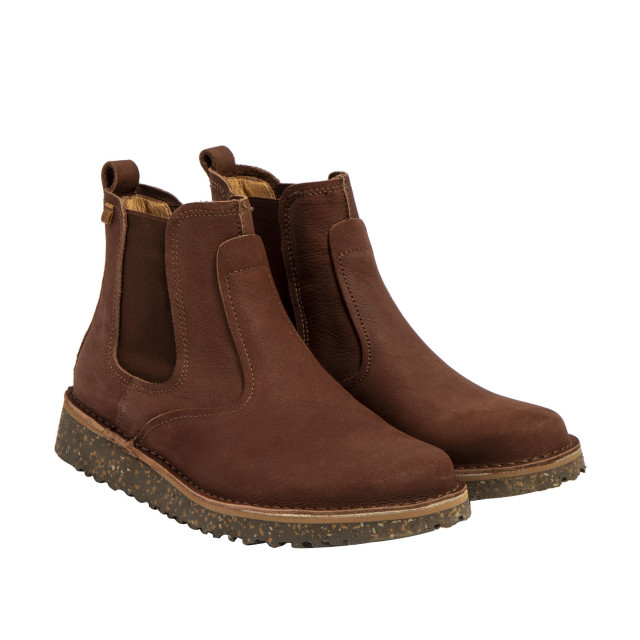 Bottines chelsea basses en cuir - Marron - El naturalista