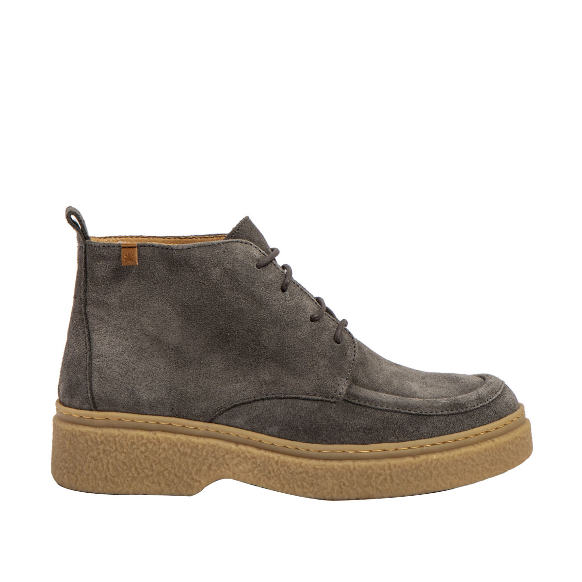 Bottines basses en cuir suédé - Gris - El naturalista