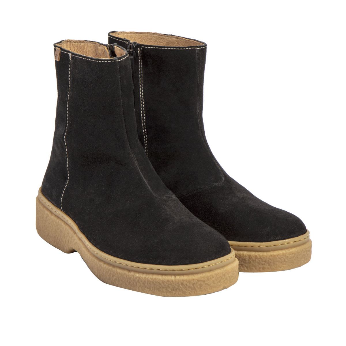 Bottines en daim - Noir - El naturalista