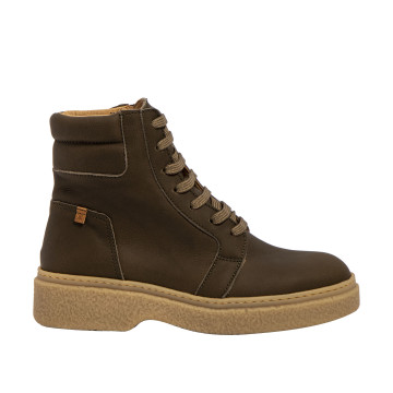 Bottines en cuir type montagne - Vert - El naturalista