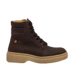 Bottines en cuir type montagne - Marron - El naturalista