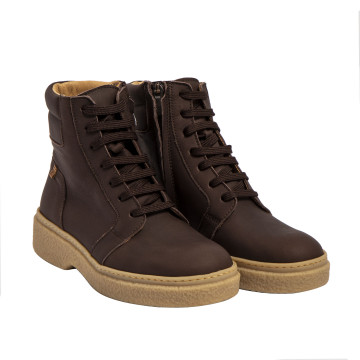 Bottines en cuir type montagne - Marron - El naturalista