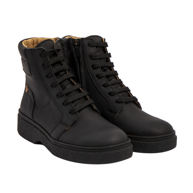 Bottines en cuir type montagne - Noir - El naturalista