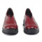 Chaussures confortables compensées en cuir - Rouge - Jose Saenz