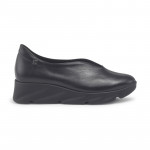 Chaussures confortables compensées en cuir - Noir - Jose Saenz