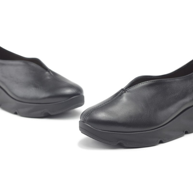 Chaussures confortables compensées en cuir - Noir - Jose Saenz