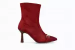 Bottines à talon bottier en daim - Lince
