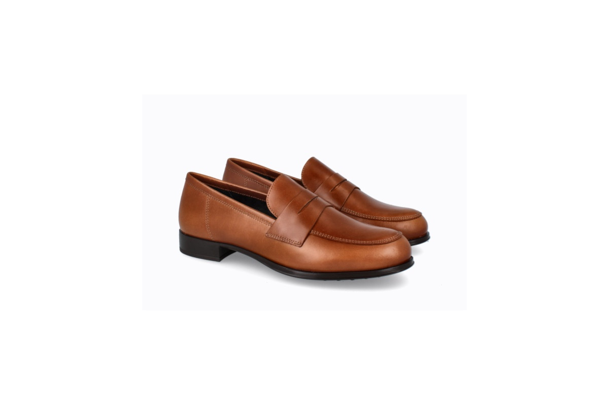 Mocassins en cuir - Marron - Lince