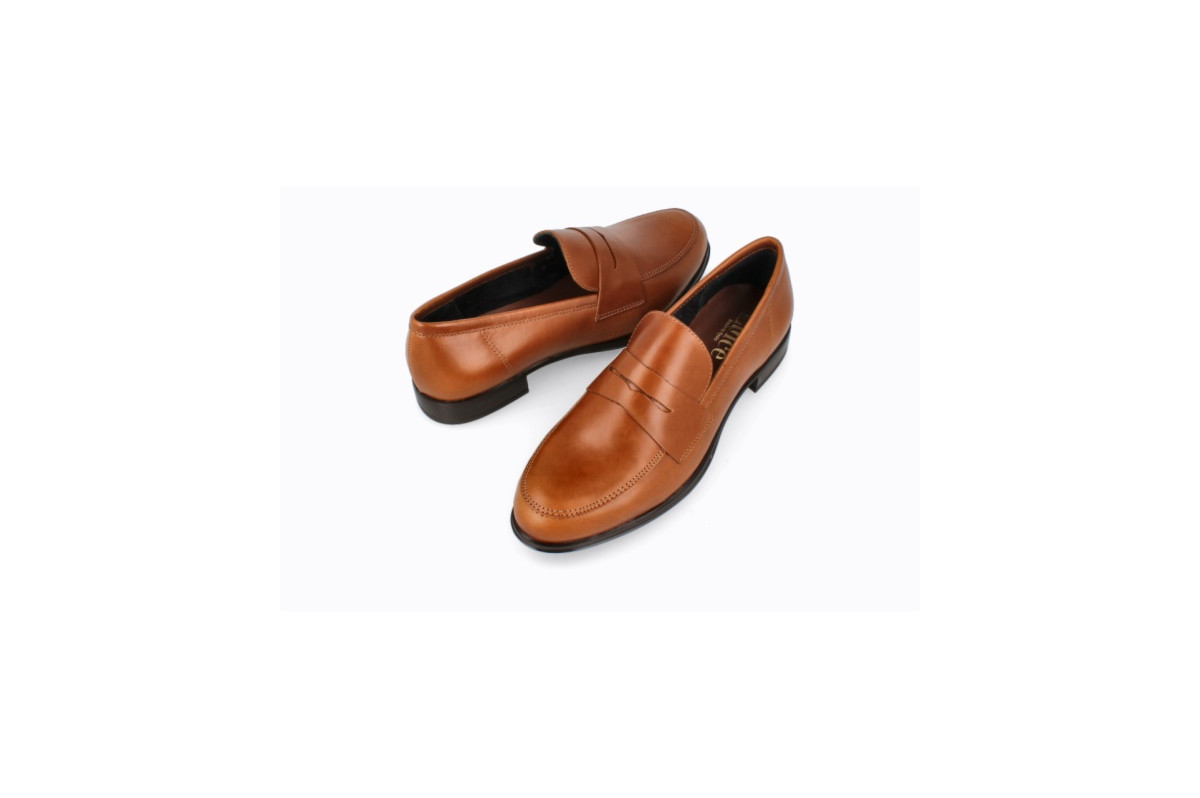 Mocassins en cuir - Marron - Lince