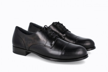 Derbies en cuir - Noir - Lince