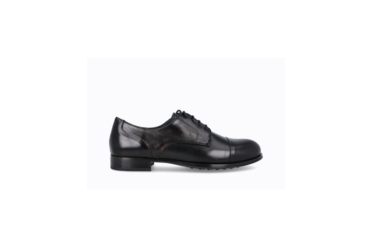 Derbies en cuir - Noir - Lince