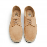 Espadrilles en cuir suédé à lacets - Castell Menorca