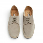 Espadrilles en cuir suédé à lacets - Castell Menorca
