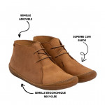 Bottines plates en cuir à semelle recyclée - El naturalista
