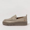 Mocassins plateforme en cuir - Beige - art