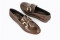 Mocassins en cuir verni - Marron - Lince