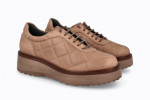 Baskets confortables en cuir à plateforme - Lince