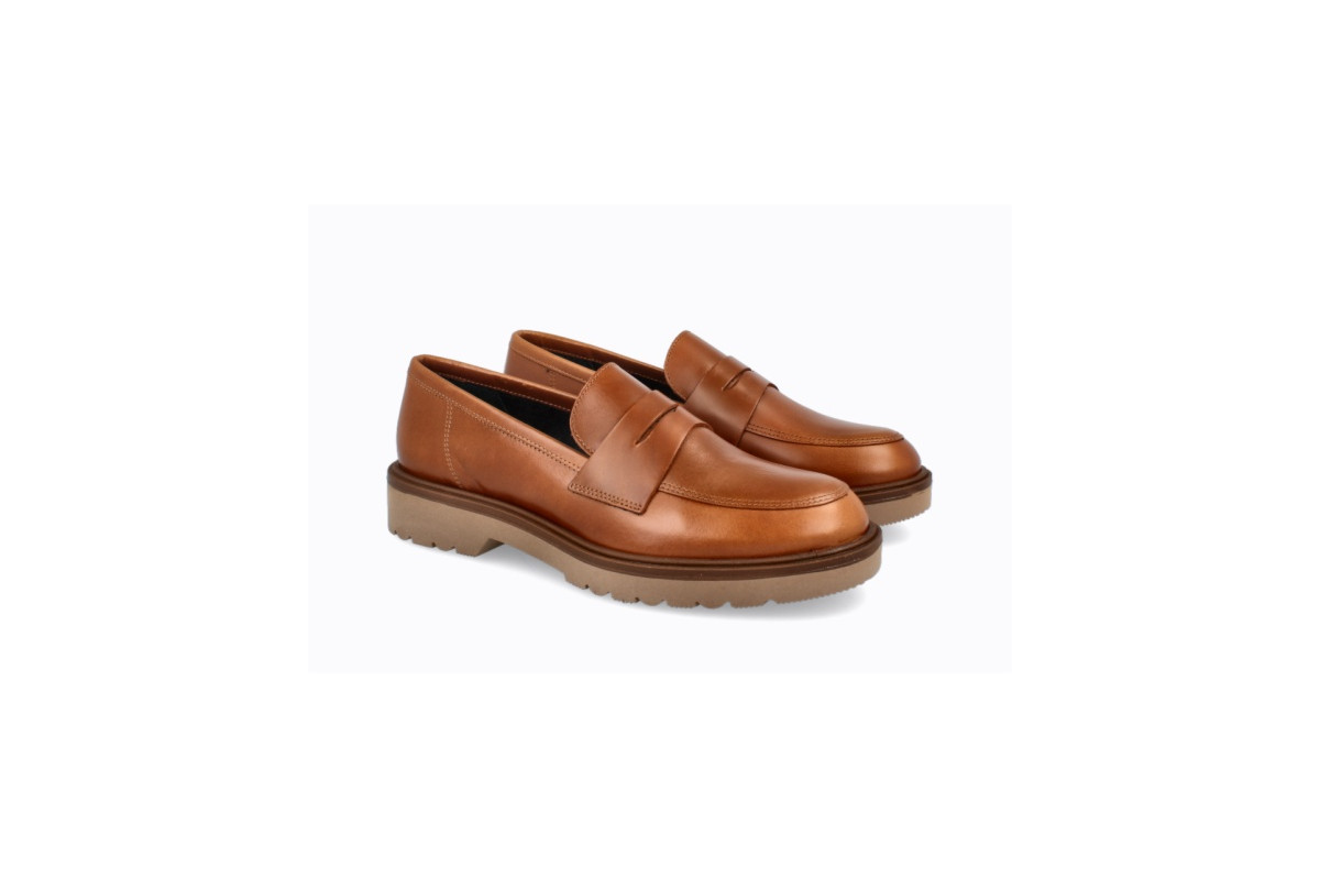 Mocassins en cuir - Marron - Lince